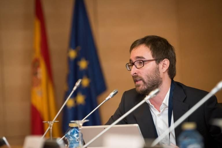 Carlos Mateo representando a las startups en un consejo consultivo ministerial