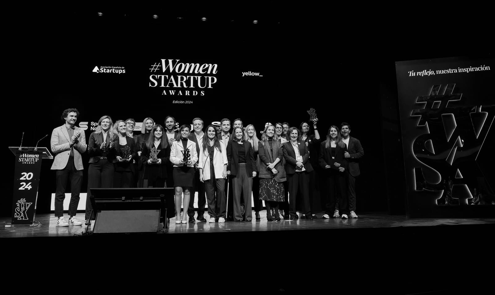 Foto de familia de la gala WSA